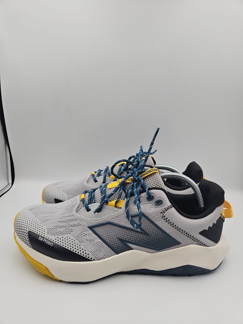 New Balance Men’s Gray & Yellow Athletic Sneakers